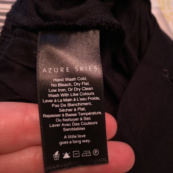 Azure Skies Los Feliz Joggers 100% Rayon drawstring waist Aritzia - Picture 11 of 12